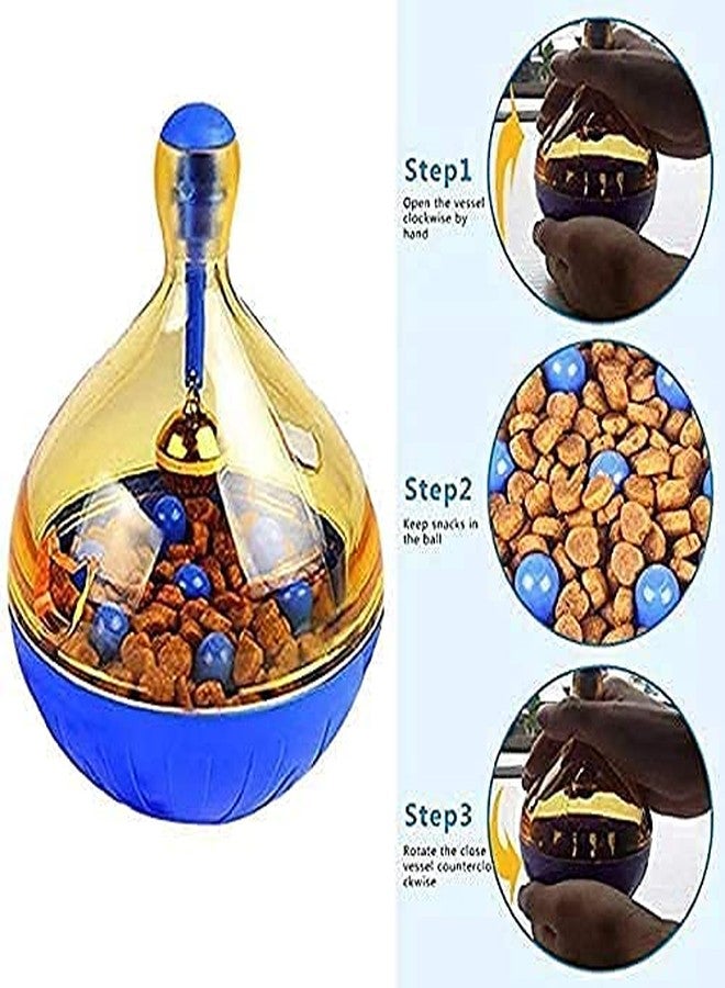 Pet Guard كرة مكافآت على شكل طبق طائر لحماية الحيوانات الأليفة، لعبة قرص طائر على شكل طبق طائر لتغذية الكلاب، موزع طعام متعدد الوظائف للجراء، ألعاب مضغ تفاعلية لتغذية الكلاب (قد يختلف اللون) - Image 2